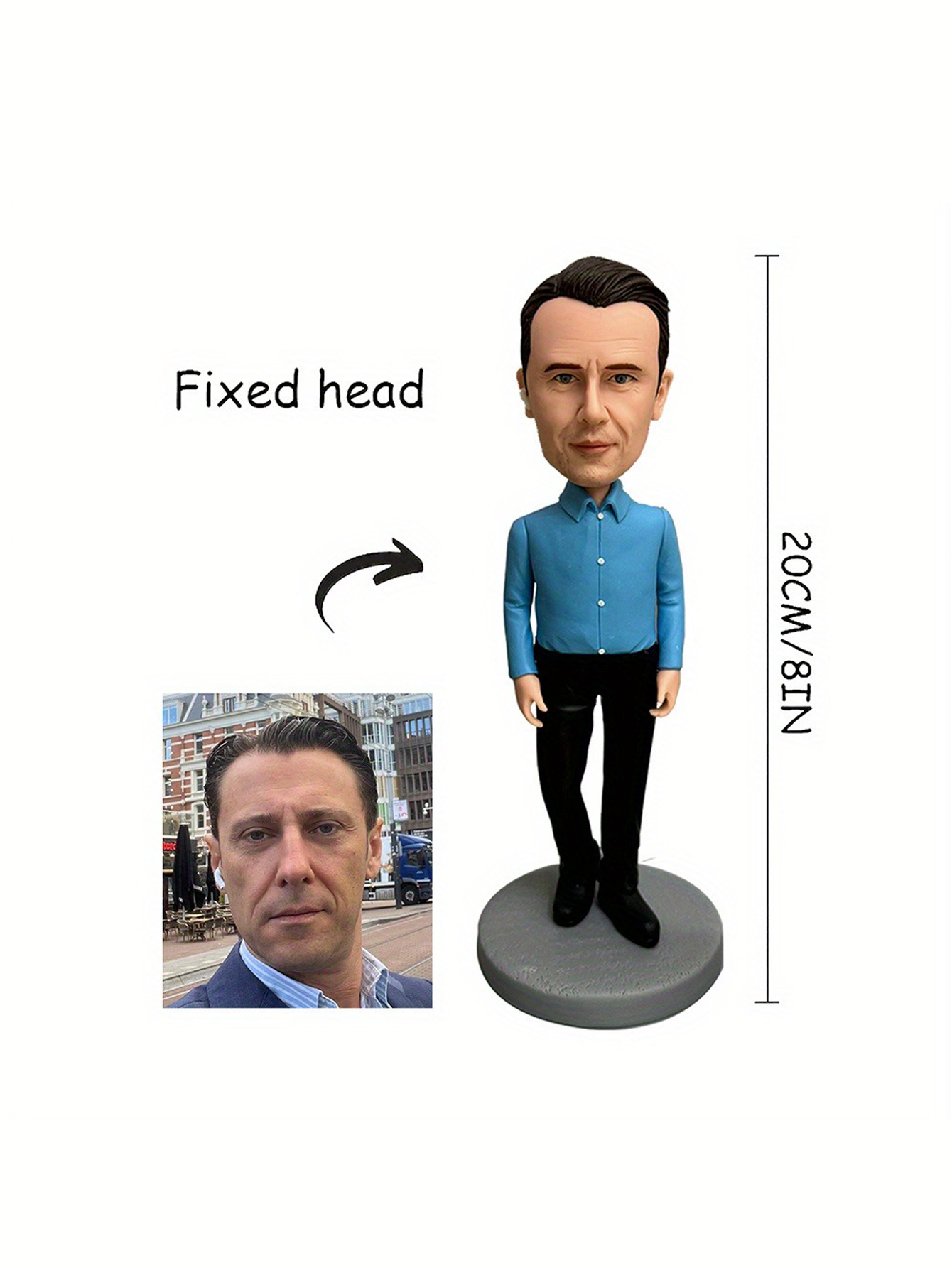 Handcrafted Custom Clay Bobblehead Dolls Personalized Clay Figurines